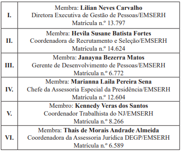 Concurso EMSERH: comissão formada 