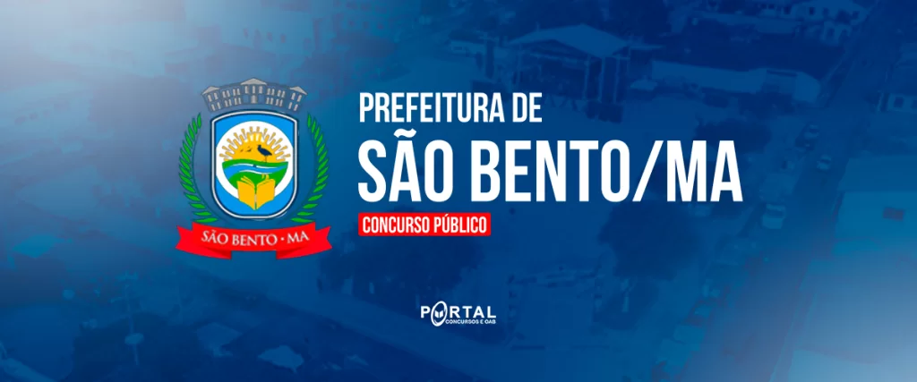 CONCURSO PREFEITURA DE SÃO BENTO/MA