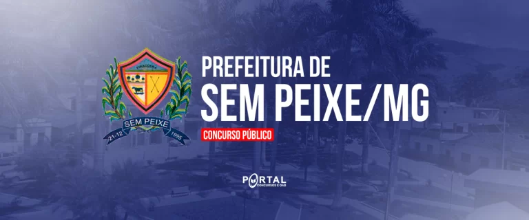 CONCURSO PREFEITURA DE SEM PEIXE/MG