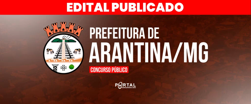 CONCURSO PREFEITURA DE ARANTINA/MG