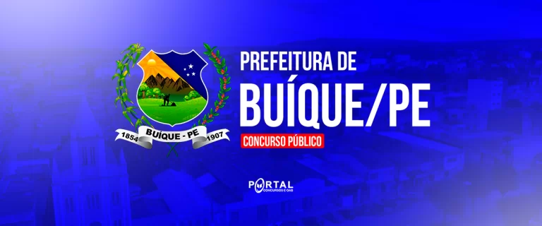 CONCURSO PREFEITURA DE BUÍQUE/PE