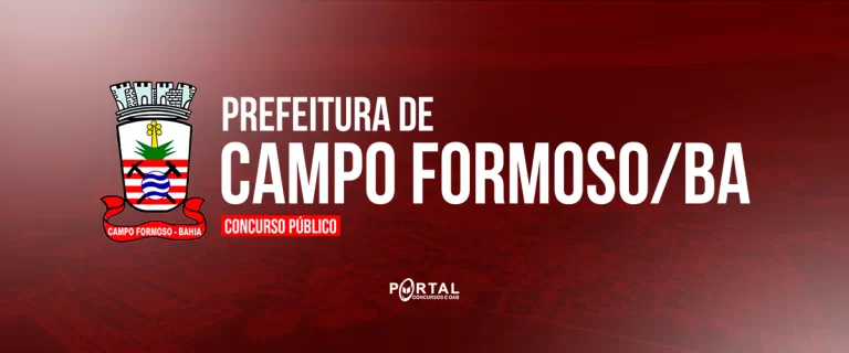 CONCURSO PREFEITURA DE CAMPO FORMOSO/BA