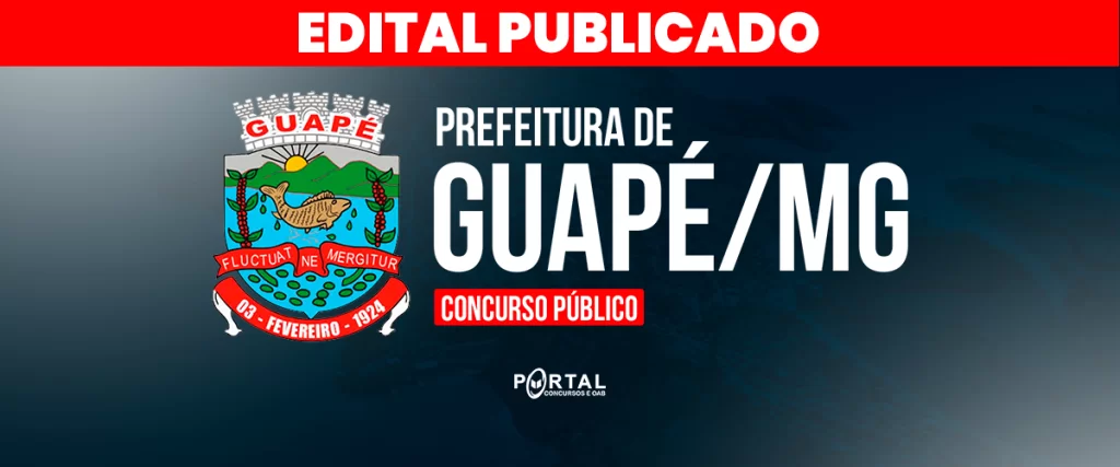 CONCURSO PREFEITURA DE GUAPÉ/MG