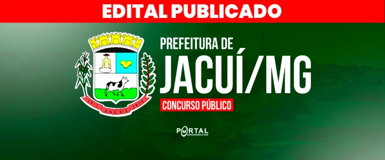 CONCURSO PREFEITURA DE JACUÍ/MG