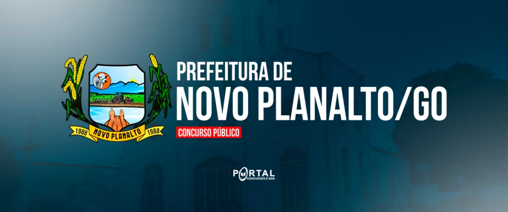 CONCURSO PREFEITURA DE NOVO PLANALTO/GO