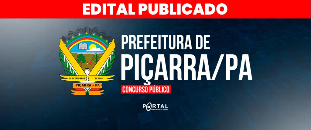 CONCURSO PREFEITURA DE PIÇARRA/PA
