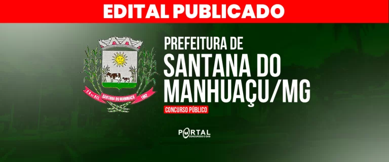 CONCURSO DE SANTANA DO MANHUAÇU/MG