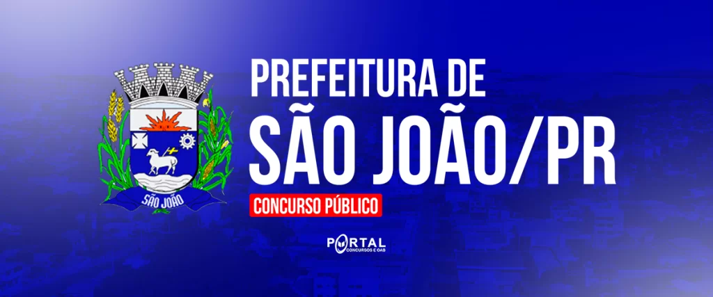 CONCURSO PREFEITURA DE SÃO JOÃO/PR