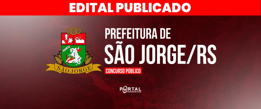 CONCURSO PREFEITURA DE SÃO JORGE/RS