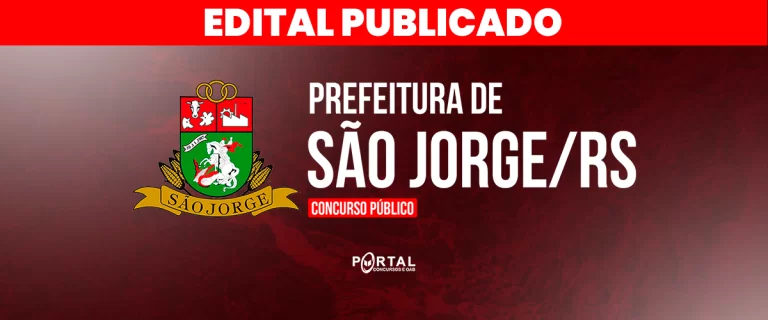 CONCURSO PREFEITURA DE SÃO JORGE/RS