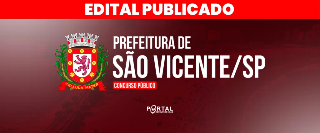CONCURSO PREFEITURA DE SÃO VICENTE/SP