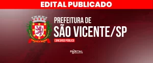 CONCURSO PREFEITURA DE SÃO VICENTE/SP