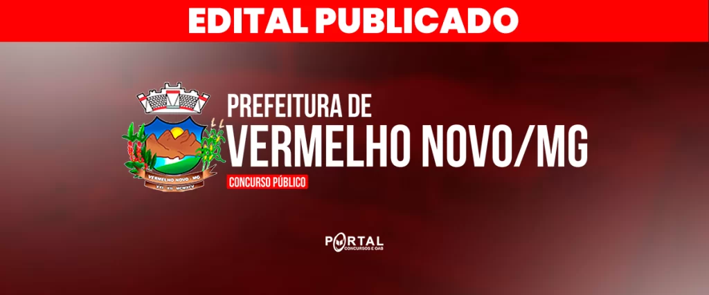 CONCURSO PREFEITURA DE VERMELHO NOVO/MG
