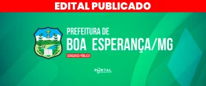 Edital Boa Esperança/MG