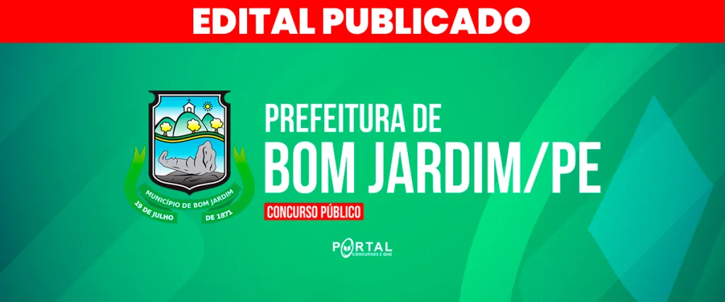 EDITAL DE BOM JARDIM/PE