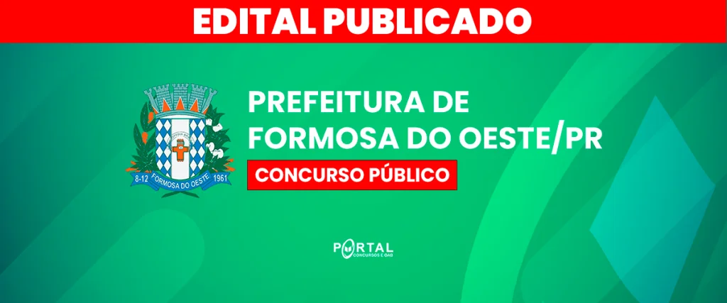 CONCURSO DE FORMOSA DO OESTE/PR