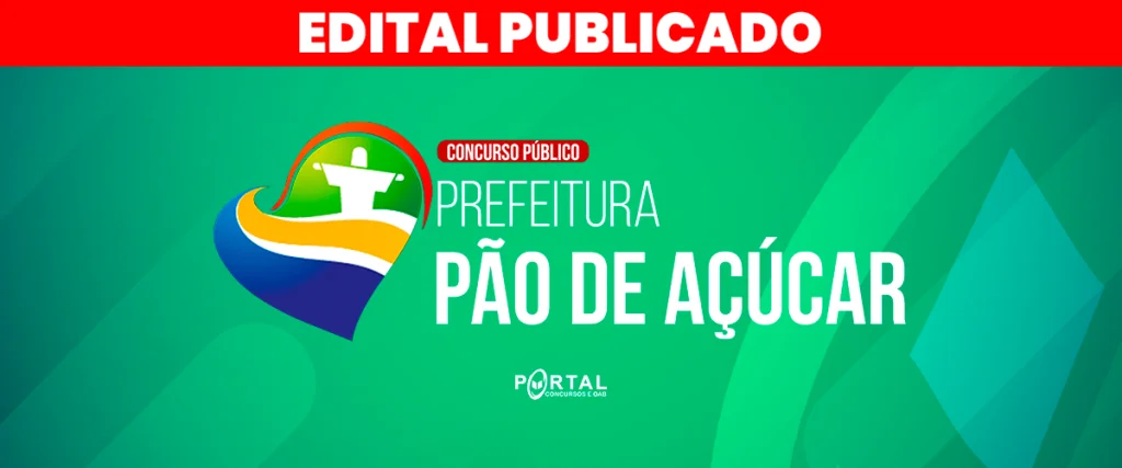 EDITAL PÃO DE AÇÚCAR/AL