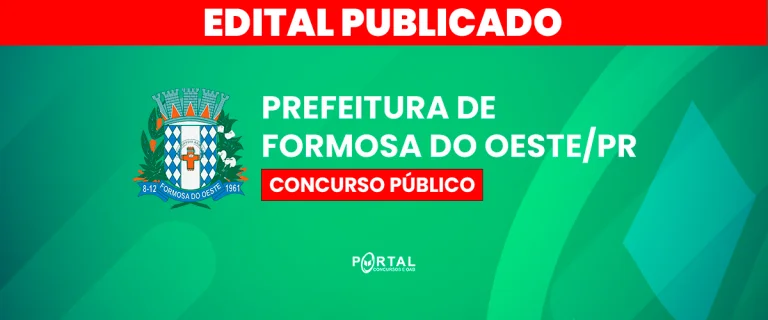 CONCURSO DE FORMOSA DO OESTE/PR