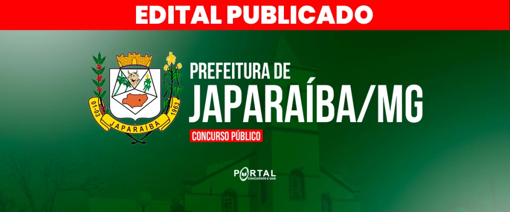 CONCURSO PREFEITURA DE JAPARAÍBA/MG