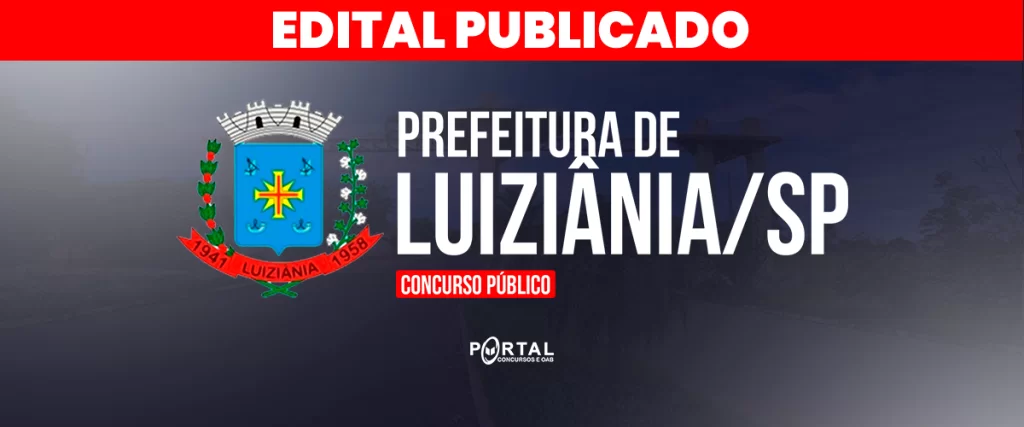 CONCURSO PREFEITURA DE LUIZIÂNIA/SP