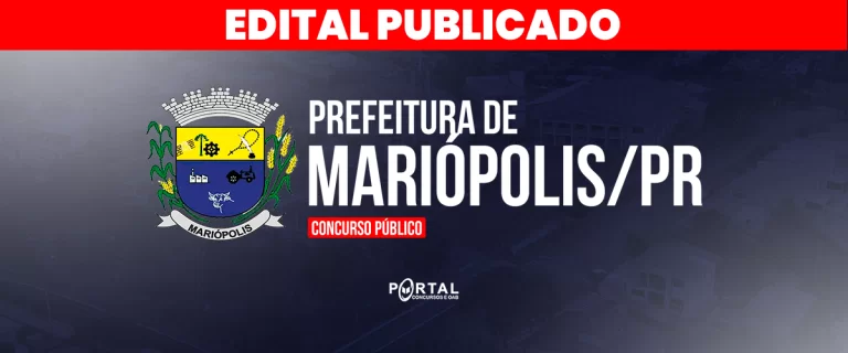 CONCURSO PREFEITURA DE MARIÓPOLIS/PR