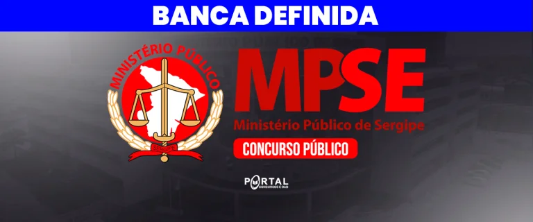 CONCURSO MINISTÉRIO PÚBLICO DE SERGIPE