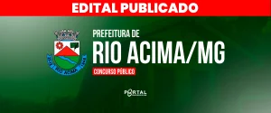 CONCURSO PREFEITURA DE RIO ACIMA/MG
