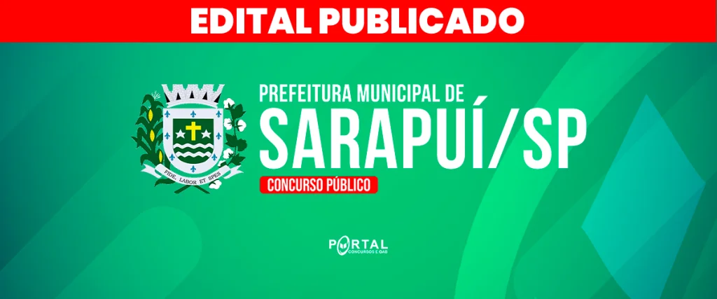 CONCURSO PREFEITURA DE SARAPUÍ/SP