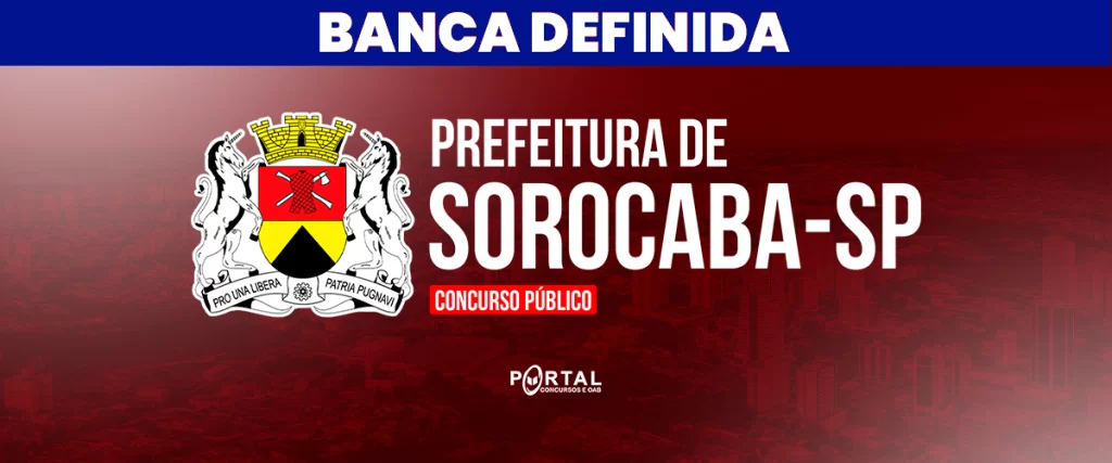 CONCURSO PREFEITURA DE SOROCABA/SP