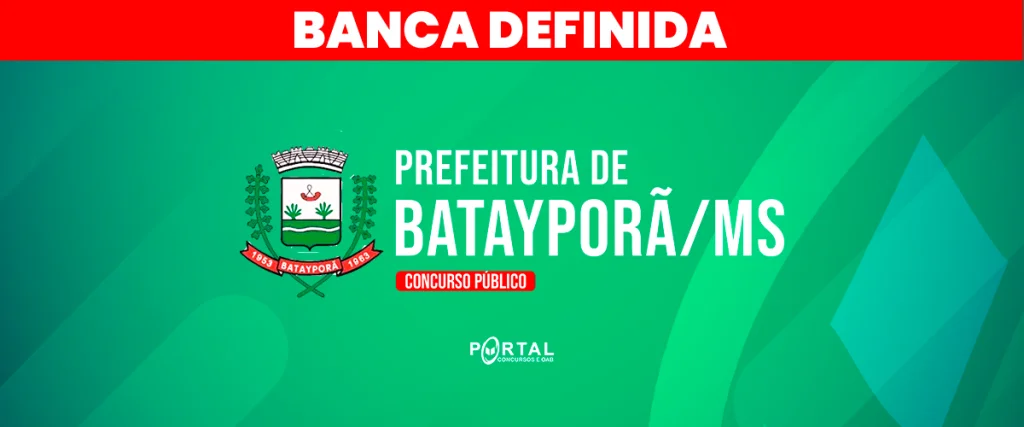 CONCURSO PREFEITURA DE BATAYPORÃ/MS
