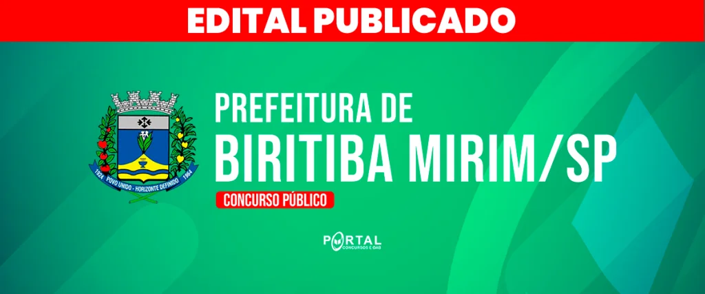 CONCURSO DE BIRITIBA MIRIM/SP