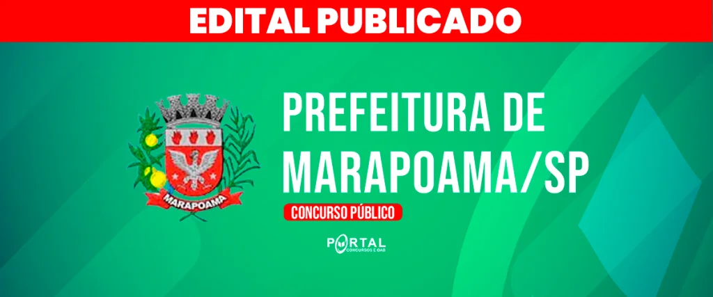 CONCURSO PREFEITURA DE MARAPOAMA/SP