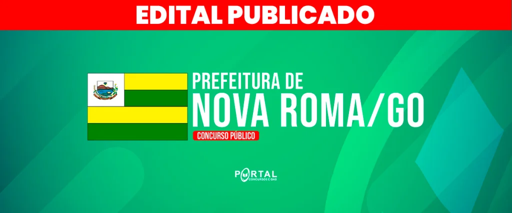 CONCURSO PREFEITURA DE NOVA ROMA/GO