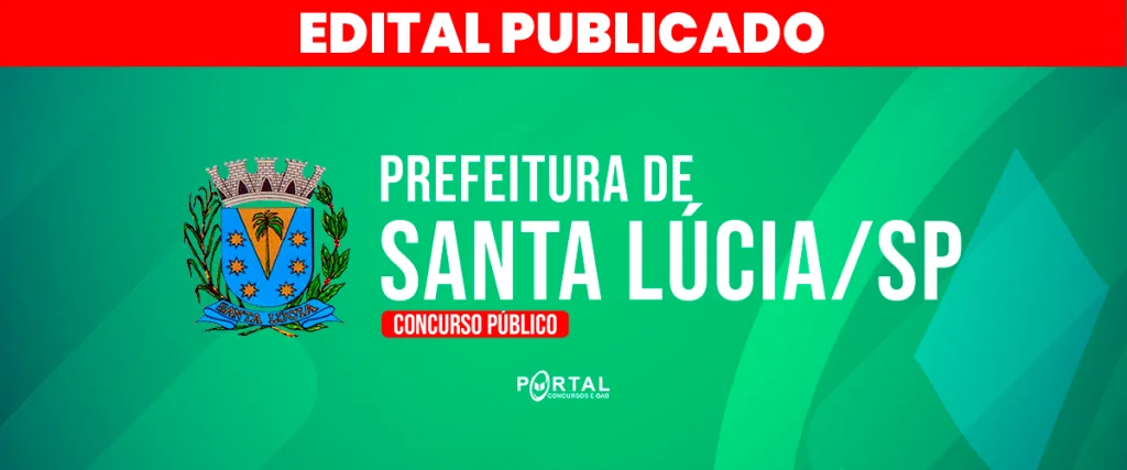 CONCURSO PREFEITURA DE SANTA LÚCIA/SP