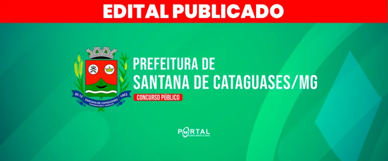 CONCURSO DE SANTANA DE CATAGUASES/MG