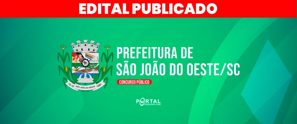 CONCURSO DE SÃO JOÃO DO OESTE/SC