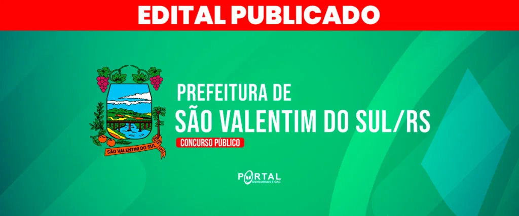 CONCURSO DE SÃO VALENTIM DO SUL/RS