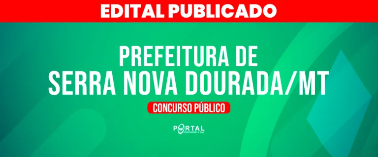 CONCURSO DE SERRA NOVA DOURADA/MT