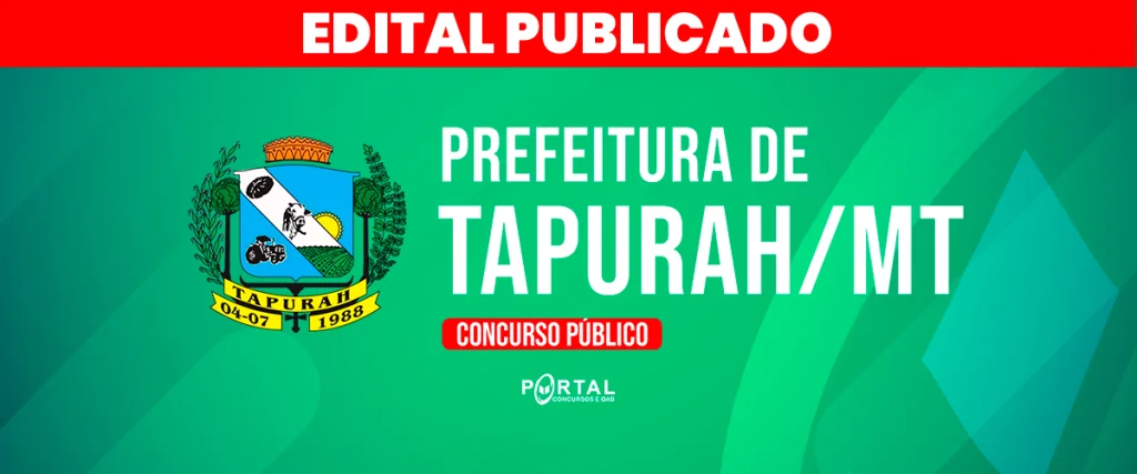EDITAL DE TAPURAH/MT