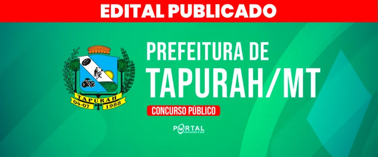 EDITAL DE TAPURAH/MT