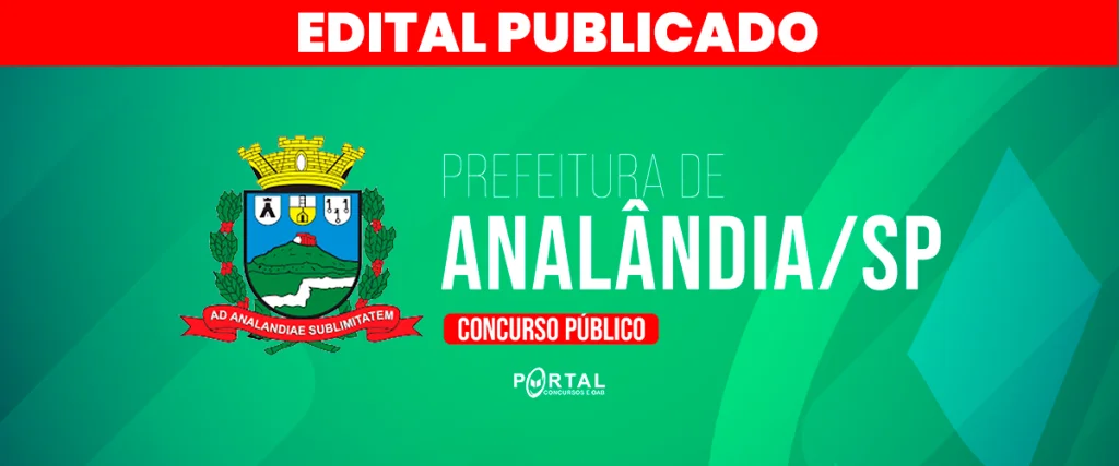 CONCURSO PREFEITURA DE ANALÂNDIA/SP