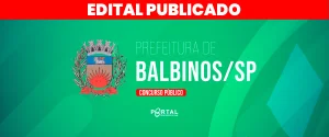 CONCURSO PREFEITURA DE BALBINOS/SP