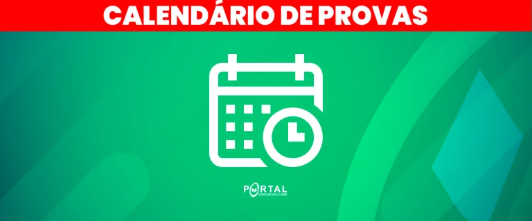 CALENDÁRIO DE PROVAS