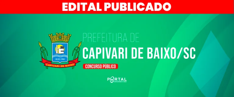 CONCURSO CAPIVARI DE BAIXO/SC