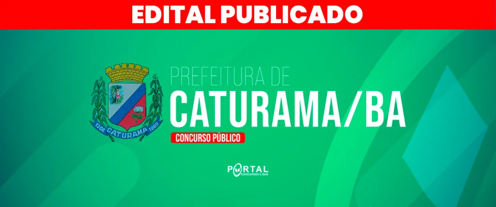 CONCURSO PREFEITURA DE CATURAMA/BA