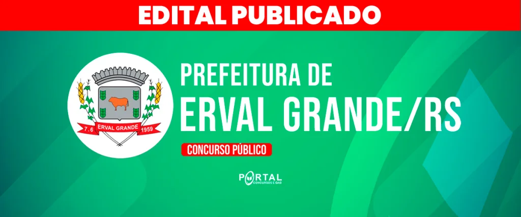 CONCURSO PREFEITURA DE ERVAL GRANDE/RS