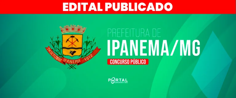 CONCURSO PREFEITURA DE IPANEMA/MG