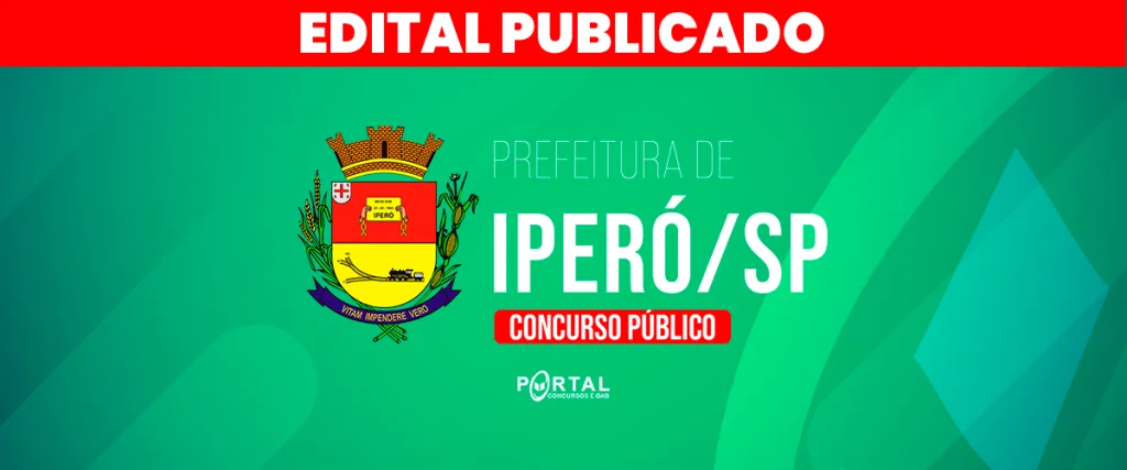 CONCURSO PREFEITURA DE IPERÓ/SP