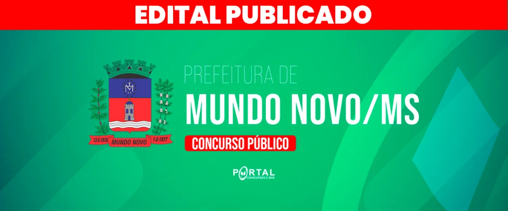 CONCURSO PREFEITURA DE MUNDO NOVO/MS