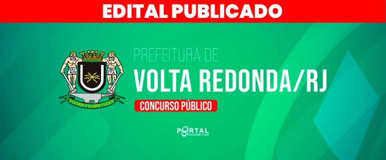 CONCURSO PREFEITURA DE VOLTA REDONDA/RJ